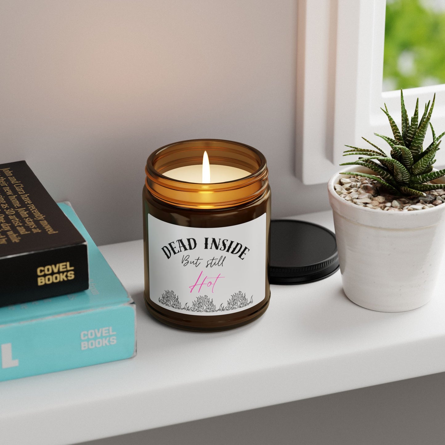 Dead Inside, Still Hot – 9oz Glass Candle