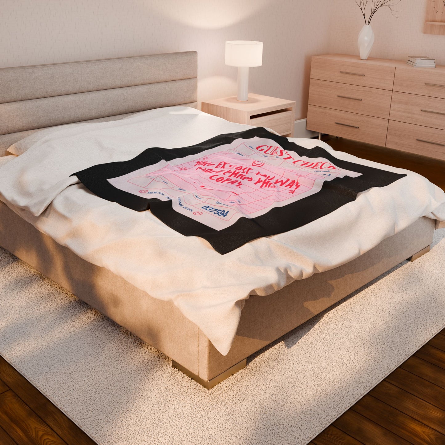 “Your Ex Cost You More Than This Copay” Throw Blanket – Mental Health Receipt Edition